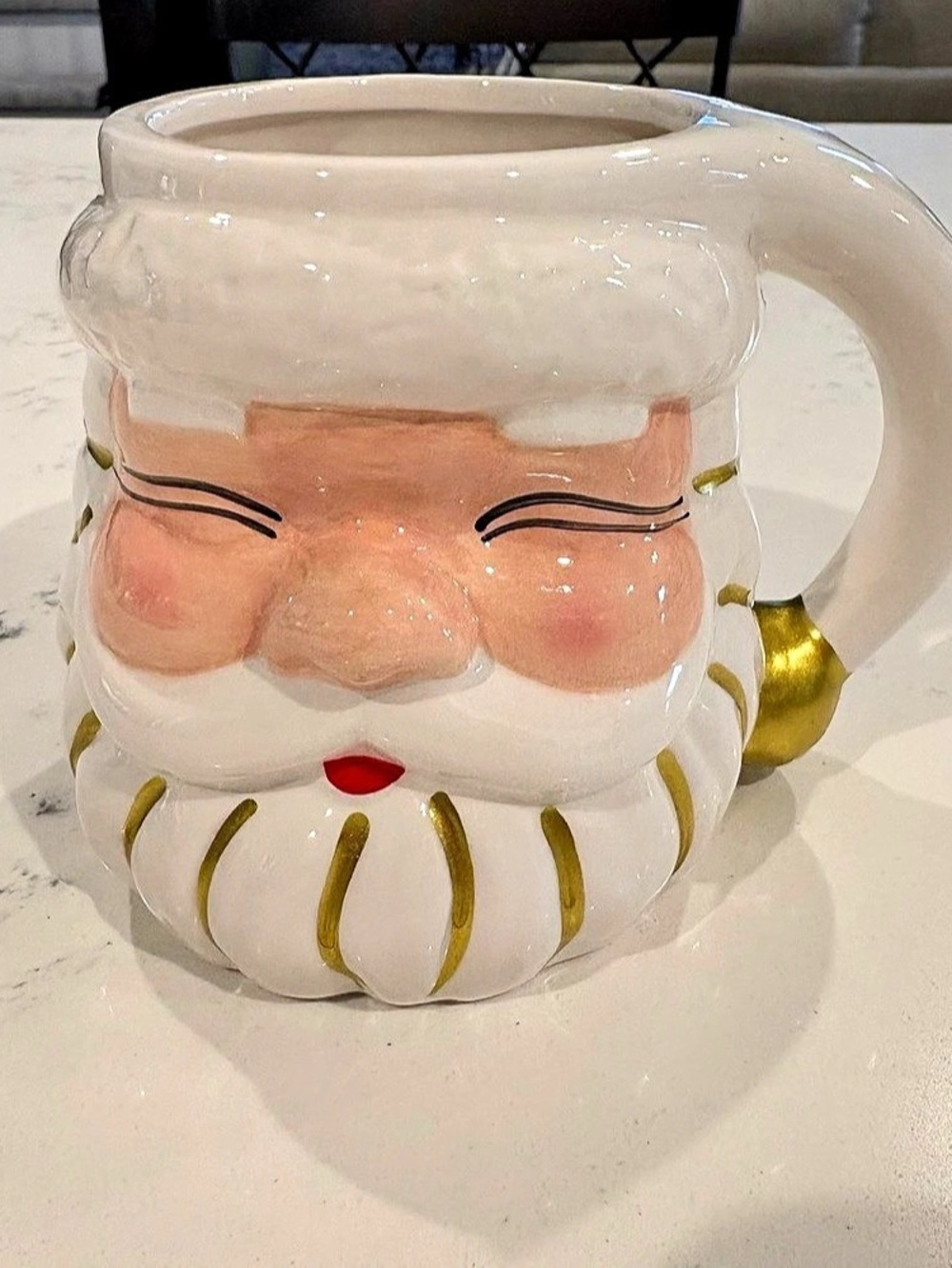 8 Oak Lane White Santa Ceramic
Coffee Mug